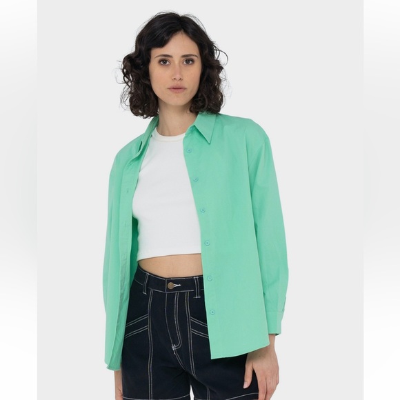 NWT Rusty Surf Popsicle Evergreen Long Sleeve Button Up Shirt Size Medium - Picture 2 of 12